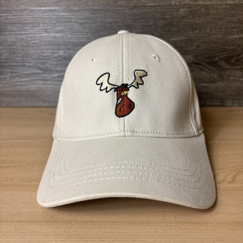 Marbleton Moose Hat Cap Fitted L/XL Beige Outdoors Mens